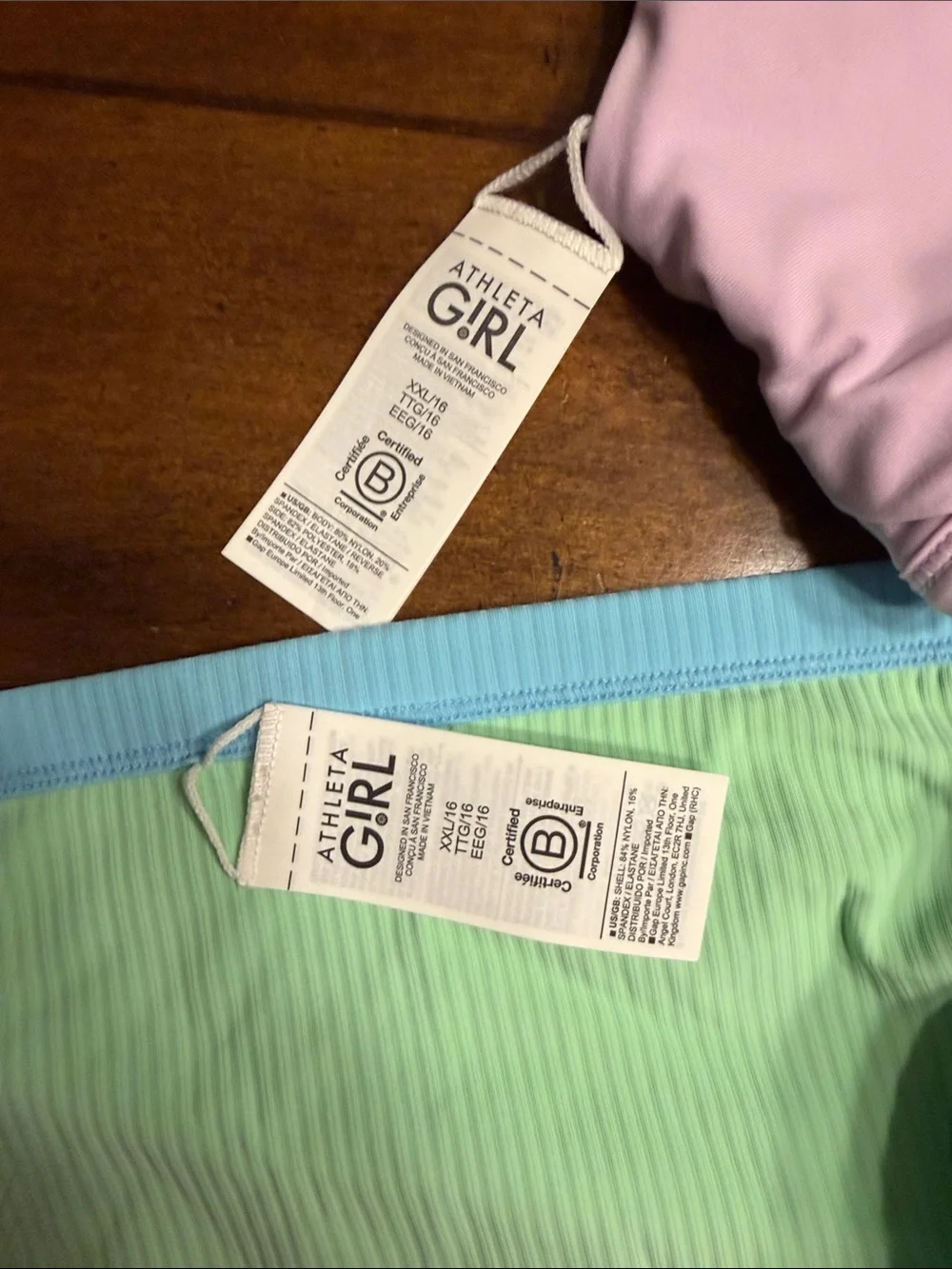 Athleta Girl Two-Piece Reversible Swim Set